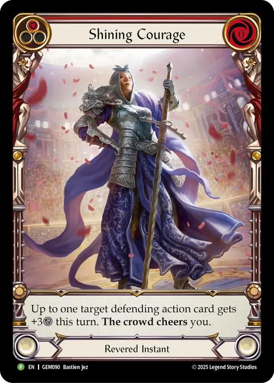 Shining Courage [GEM090] (GEM Pack 3)  Rainbow Foil | Gamers Paradise