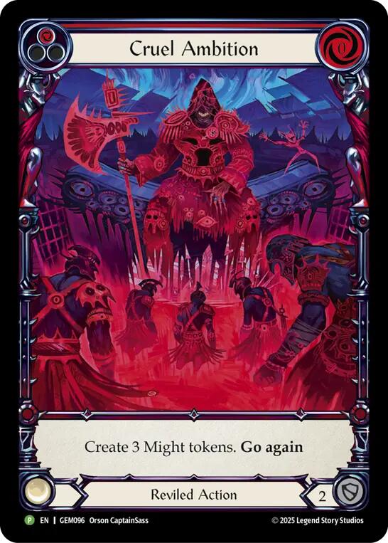 Cruel Ambition [GEM096] (GEM Pack 3)  Rainbow Foil | Gamers Paradise
