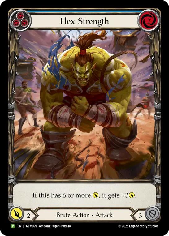 Flex Strength [GEM099] (GEM Pack 3)  Rainbow Foil | Gamers Paradise