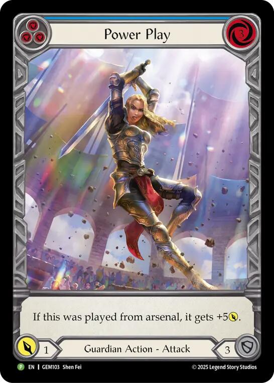 Power Play [GEM103] (GEM Pack 3)  Rainbow Foil | Gamers Paradise