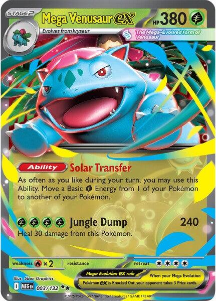 Mega Venusaur ex (003/132) [Mega Evolutions: Base Set] | Gamers Paradise