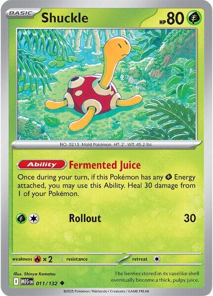 Shuckle (011/132) [Mega Evolutions: Base Set] | Gamers Paradise