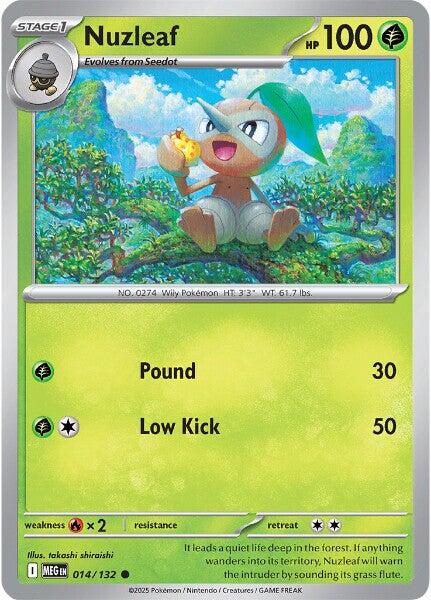 Nuzleaf (014/132) [Mega Evolutions: Base Set] | Gamers Paradise