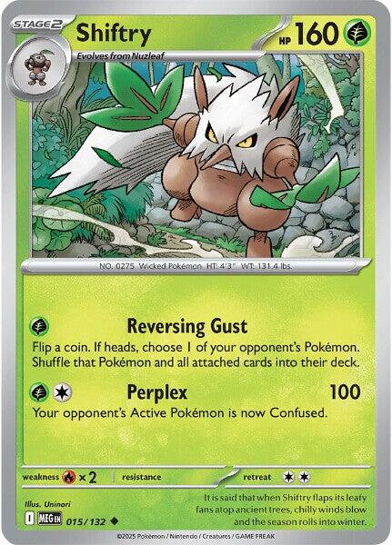 Shiftry (015/132) [Mega Evolution: Base Set] | Gamers Paradise
