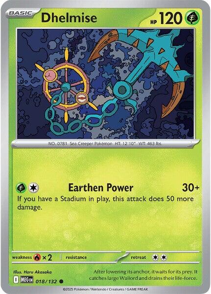 Dhelmise (018/132) [Mega Evolutions: Base Set] | Gamers Paradise