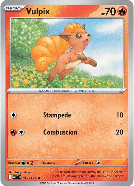 Vulpix (019/132) [Mega Evolutions: Base Set] | Gamers Paradise
