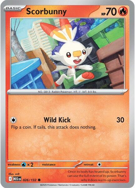 Scorbunny (026/132) [Mega Evolution: Base Set] | Gamers Paradise