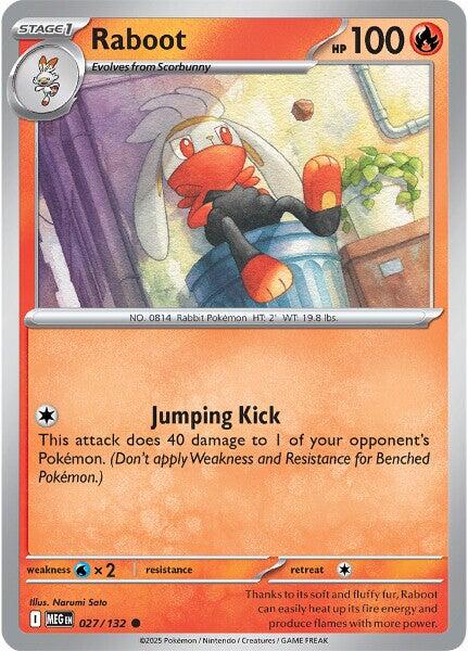 Raboot (027/132) [Mega Evolutions: Base Set] | Gamers Paradise