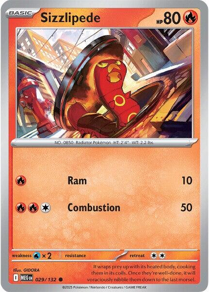 Sizzlipede (029/132) [Mega Evolutions: Base Set] | Gamers Paradise