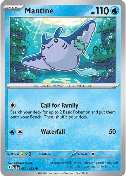 Mantine (032/132) [Mega Evolutions: Base Set] | Gamers Paradise