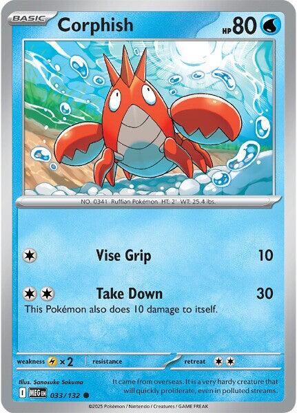 Corphish (033/132) [Mega Evolutions: Base Set] | Gamers Paradise