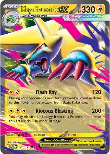 Mega Manectric ex (050/132) [Mega Evolutions: Base Set] | Gamers Paradise