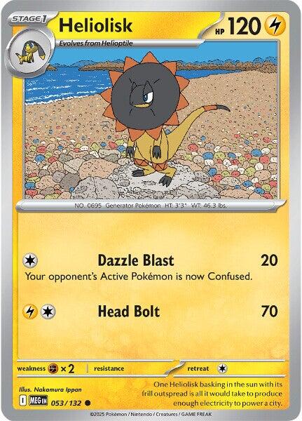 Heliolisk (053/132) [Mega Evolutions: Base Set] | Gamers Paradise