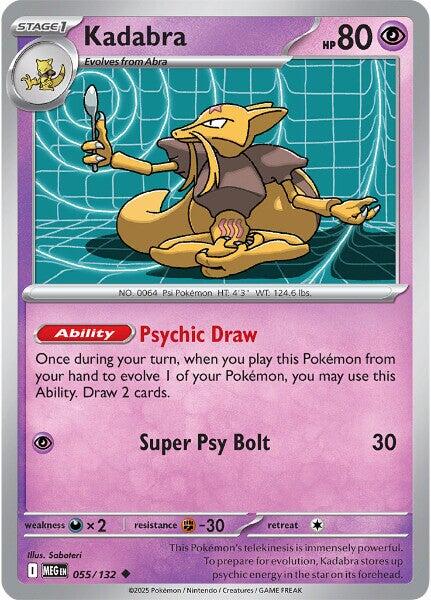 Kadabra (055/132) [Mega Evolutions: Base Set] | Gamers Paradise