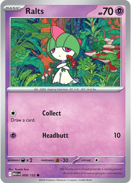 Ralts (058/132) [Mega Evolution: Base Set] | Gamers Paradise