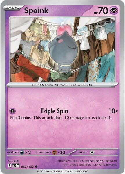 Spoink (062/132) [Mega Evolution: Base Set] | Gamers Paradise