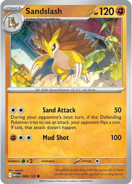 Sandslash (069/132) [Mega Evolutions: Base Set] | Gamers Paradise