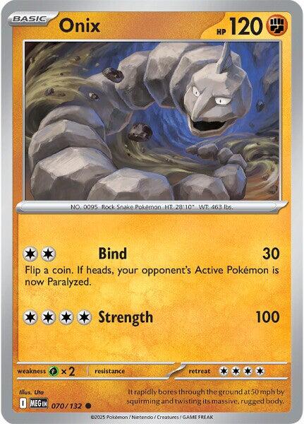 Onix (070/132) [Mega Evolution: Base Set] | Gamers Paradise
