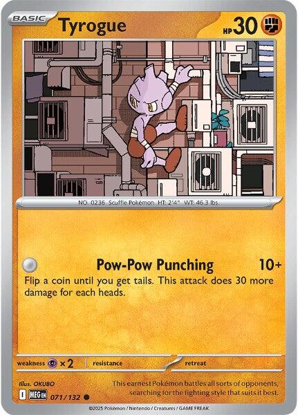 Tyrogue (071/132) [Mega Evolution: Base Set] | Gamers Paradise