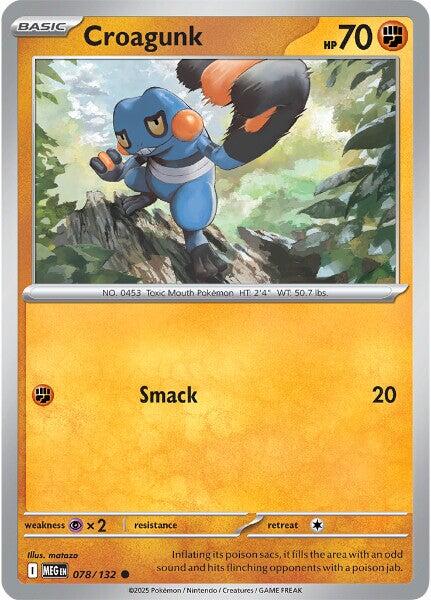 Croagunk (078/132) [Mega Evolution: Base Set] | Gamers Paradise