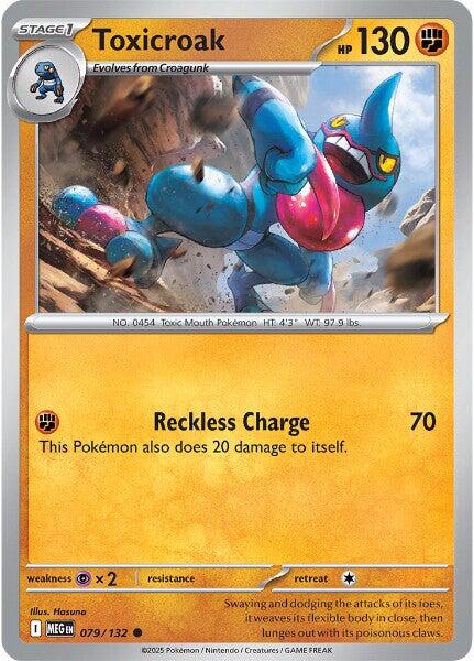 Toxicroak (079/132) [Mega Evolutions: Base Set] | Gamers Paradise