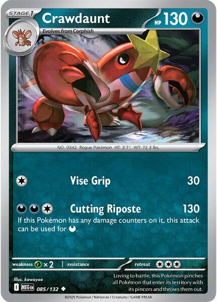 Crawdaunt (085/132) [Mega Evolutions: Base Set] | Gamers Paradise