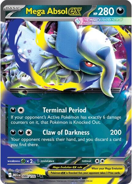 Mega Absol ex (086/132) [Mega Evolution: Base Set] | Gamers Paradise