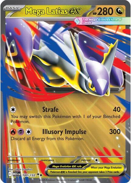 Pokemon ME01: Mega Evolution Double Rare Mega Latias ex #100 Pokemon ME01: Mega Evolution Double Rare Mega Latias ex #100