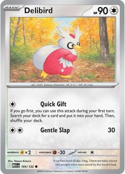 Delibird (105/132) [Mega Evolution: Base Set] | Gamers Paradise