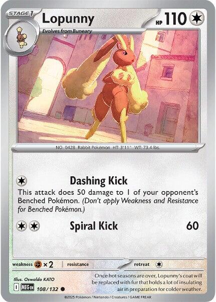 Lopunny (108/132) [Mega Evolution: Base Set] | Gamers Paradise