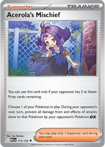 Acerola's Mischief (113/132) [Mega Evolutions: Base Set] | Gamers Paradise