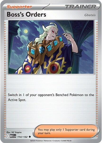 Boss's Orders (114/132) [Ghetsis] [Mega Evolutions: Base Set] | Gamers Paradise