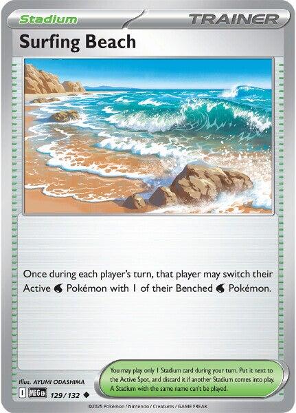 Surfing Beach (129/132) [Mega Evolution: Base Set] | Gamers Paradise