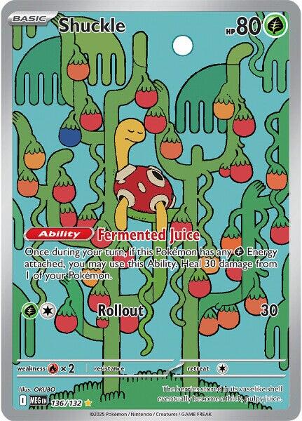 Shuckle (136/132) [Mega Evolutions: Base Set] | Gamers Paradise