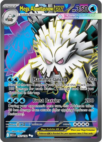 Mega Abomasnow ex (157/132) [Mega Evolutions: Base Set] | Gamers Paradise