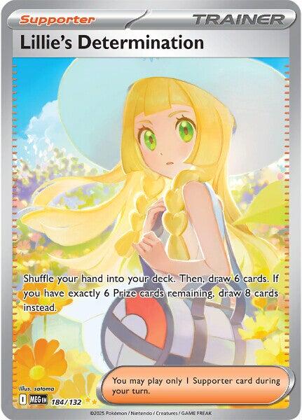 Lillie's Determination (184/132) [Mega Evolutions: Base Set] | Gamers Paradise
