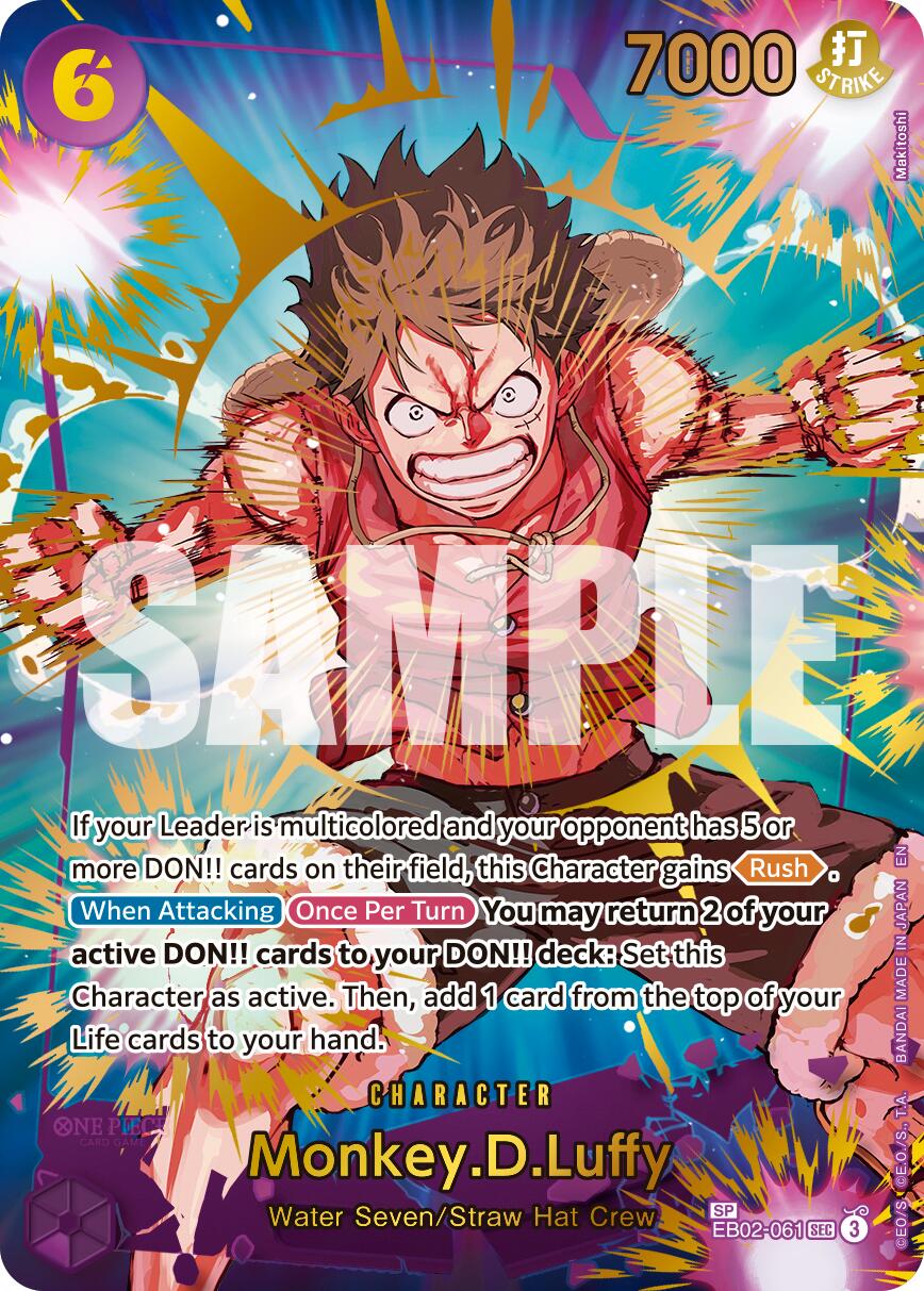 Monkey.D.Luffy (EB02-061) (SP) [Premium Booster -The Best- Vol. 2] | Gamers Paradise