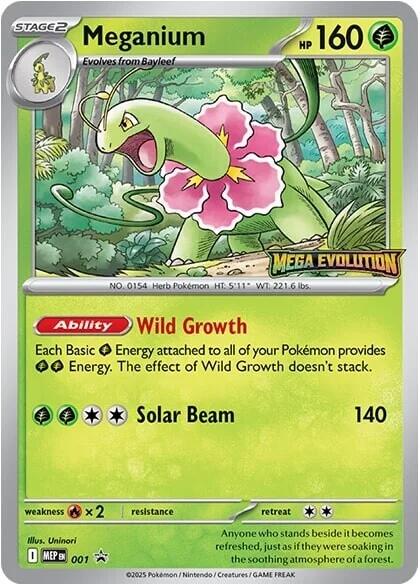 Meganium (001) [Mega Evolutions Promo] | Gamers Paradise