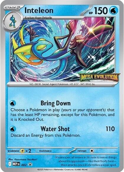 Inteleon (002) [Mega Evolutions Promo] | Gamers Paradise