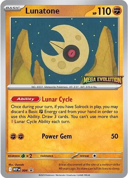 Lunatone (004) [Mega Evolutions Promo] | Gamers Paradise