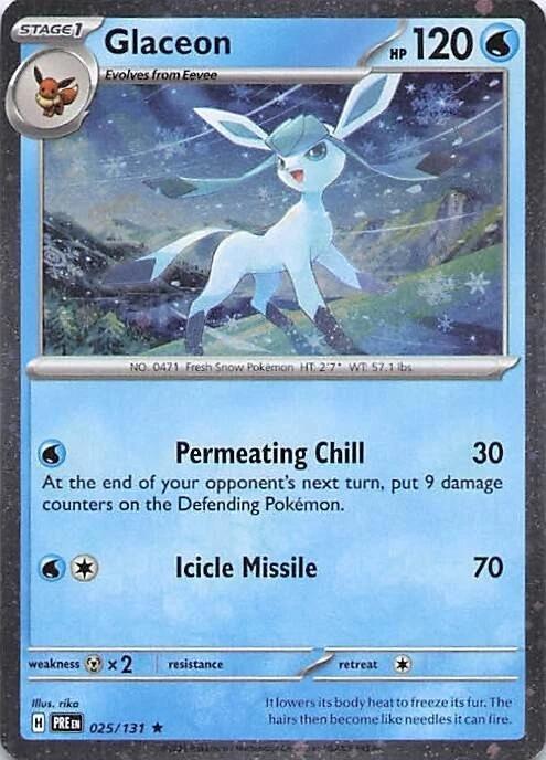 Glaceon (025/131) (Cosmos Holo) [Miscellaneous Cards] | Gamers Paradise