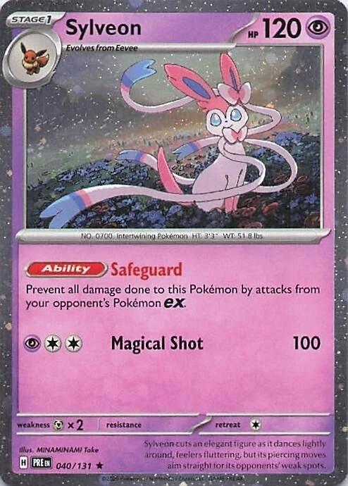 Sylveon (040/131) (Cosmos Holo) [Miscellaneous Cards] | Gamers Paradise