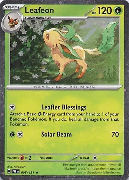 Leafeon (005/131) (Cosmos Holo) [Miscellaneous Cards] | Gamers Paradise