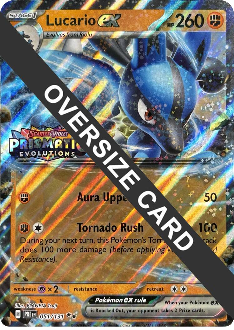 Lucario ex (051/131) (Prismatic Evolutions Stamp) [Scarlet & Violet: Prismatic Evolutions] | Gamers Paradise