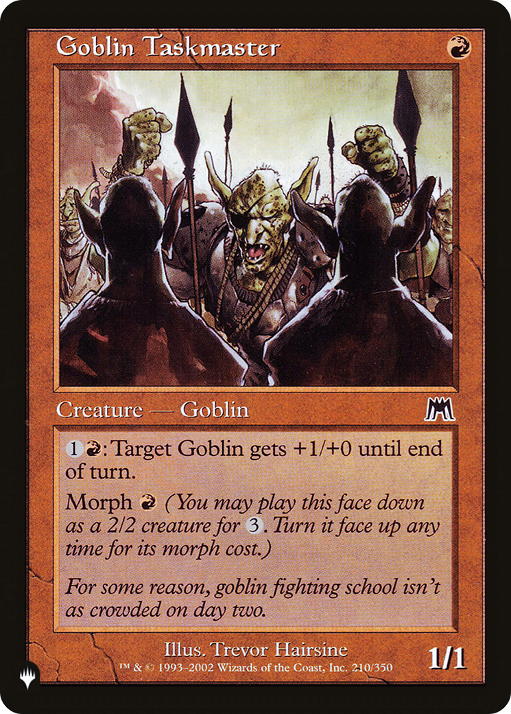 Goblin Taskmaster [The List Reprints] | Gamers Paradise