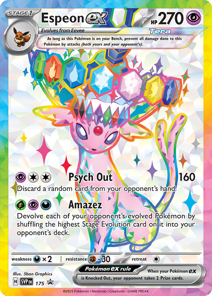 Espeon ex (SVP 175) [Scarlet & Violet: Black Star Promos] | Gamers Paradise