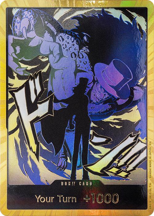 DON!! Card (Rob Lucci) (Gold) [Premium Booster -The Best- Vol. 2] | Gamers Paradise