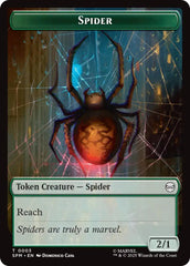 Spider // Illusion Villain Double-Sided Token [Marvel's Spider-Man Tokens] | Gamers Paradise