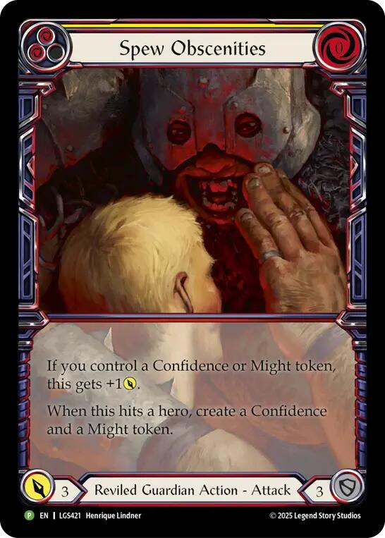 Spew Obscenities [LGS421] (Promo)  Cold Foil | Gamers Paradise