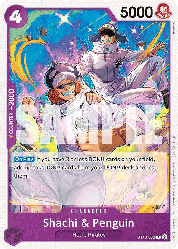 Shachi & Penguin (Tournament Pack 2025 Vol. 4) [One Piece Promotion Cards] | Gamers Paradise